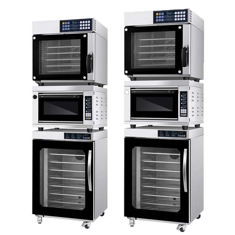 60/95/120L New Design Factory Wholesale  Steam Baking Convection Ovens with Both Way Fan