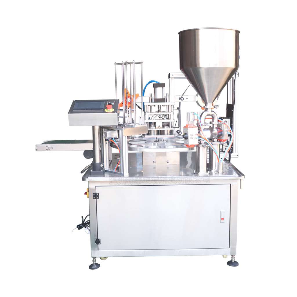 Rotary type Automatic Liquid Bottle Yogurt honey bee liquid filler machine