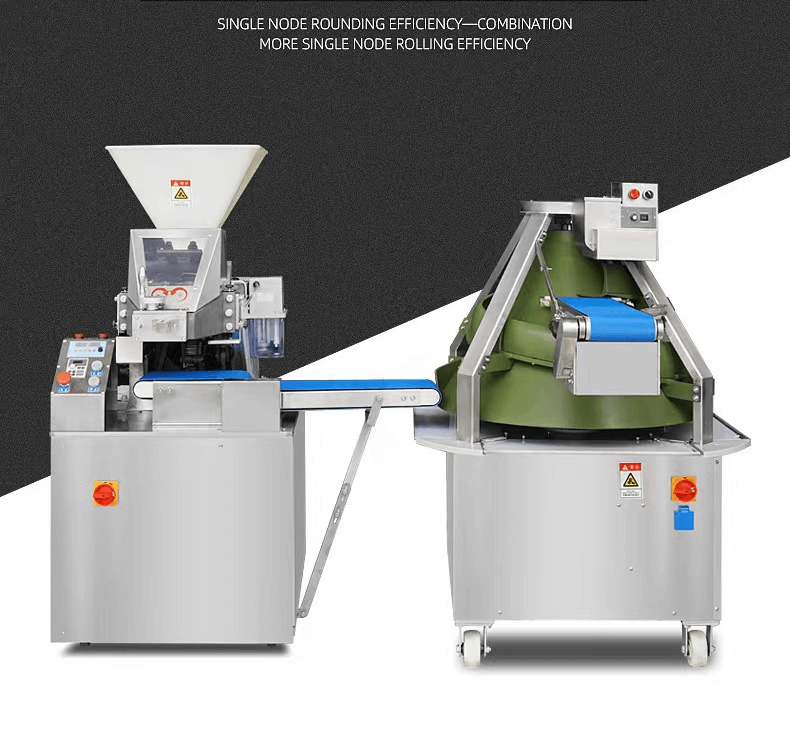 Continuous Bread Dough Dividing Volumetric Dough Cutter Dividers Rounder Machine Round Dough Divider and Rounder Machine