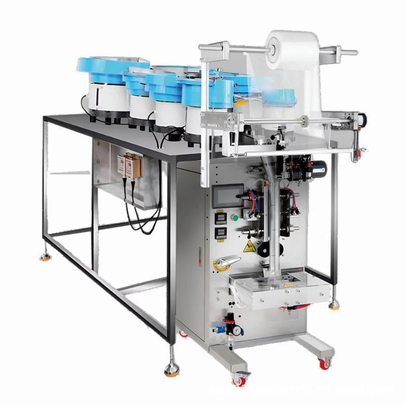 Fully Automatic Hardware Screw Counting and Packaging Machine Toy Building Blocks, Pellets, Buttons and Accessories Points Weigh