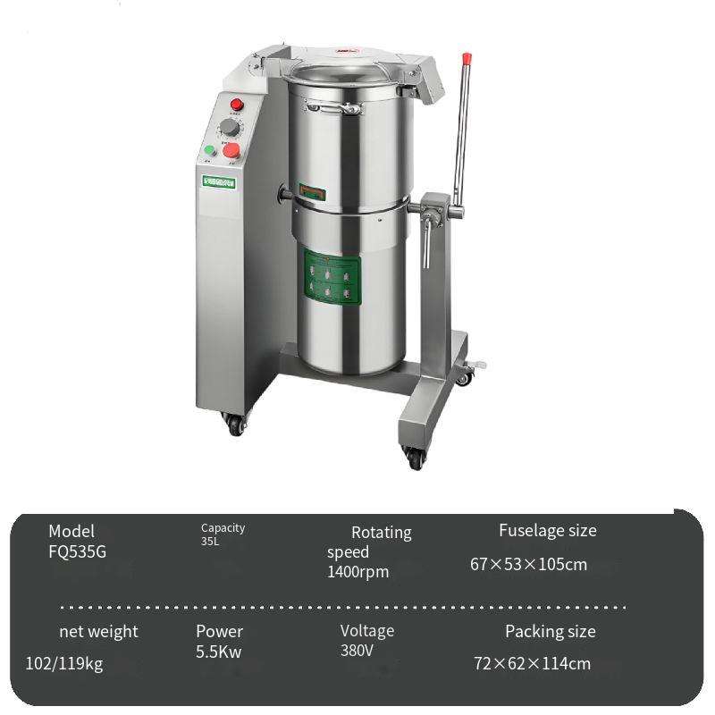 Commercial multi-functional meat grinder for fresh meat pulping, new fruit and vegetable pulping machine, cross-border vegetable chopper