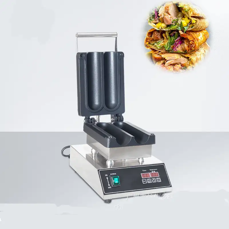Five-grid Gas Electric HeatSnake machine Meat Burrito Machine Hot Sale 4 Sticks 8 Sticks Electric Heating Rotary Chicken Roaster