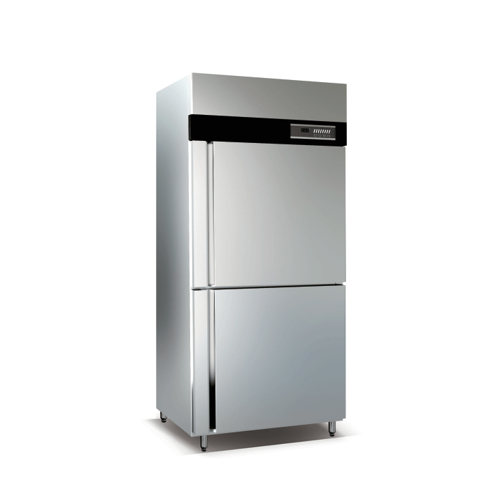 4 Door Commercial Refrigerator Freezer Cold Kitchen Equipment Deep Stainless Steel Freezer with Shelves