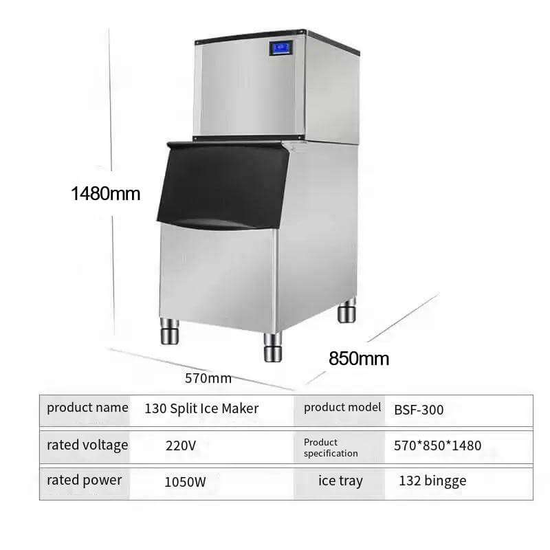 130 150 500lb ice maker machine Split type Best  Ice Machines Commercial Ice Machine Manufacturers