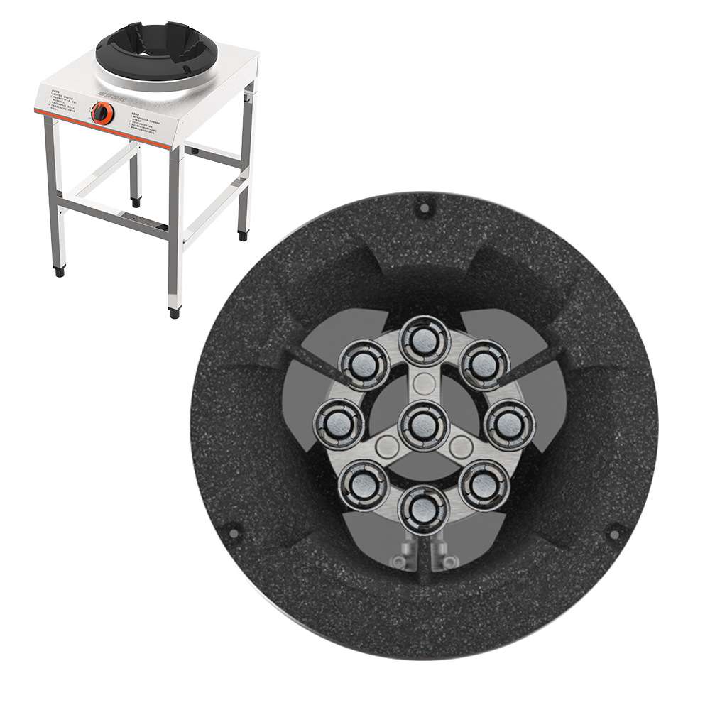 Commercial Low-Pressure Stove with Flame-Out Protection Restaurant-Specific Gas Stove Single Burner for Stir-Frying Stall Stove