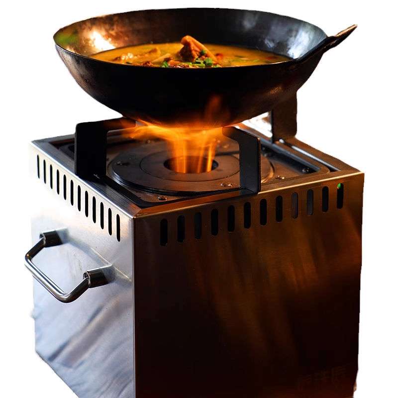 Smoke-free firewood stove, household high-fire stove, new model, rural firewood-burning, portable outdoor gasification stove, firewood-burning stove, firewood stove