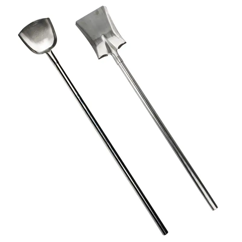 Big Head Lengthened Stainless Steel Dish-turning Canteen Long Handle Big Pot Square Head Round Head Stir-frying Flat Head Kitchen Spatula